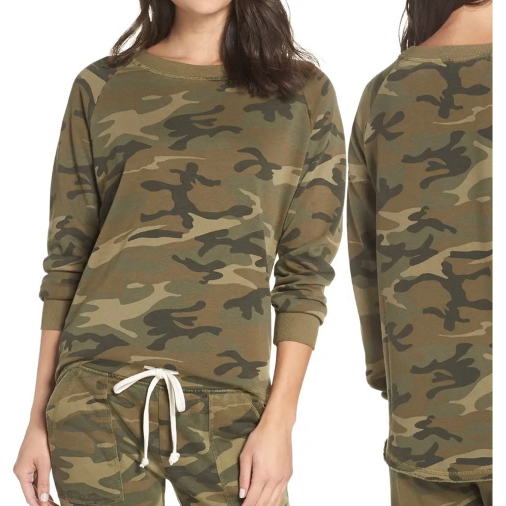 Alternative Apparel camo crewneck